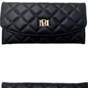 Bagley Mischka quilted card wallet NWT in original packaging